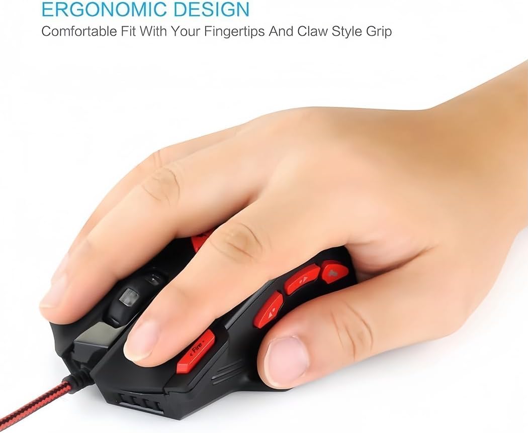 T90 Pro Gaming Mouse with Weight Tuning