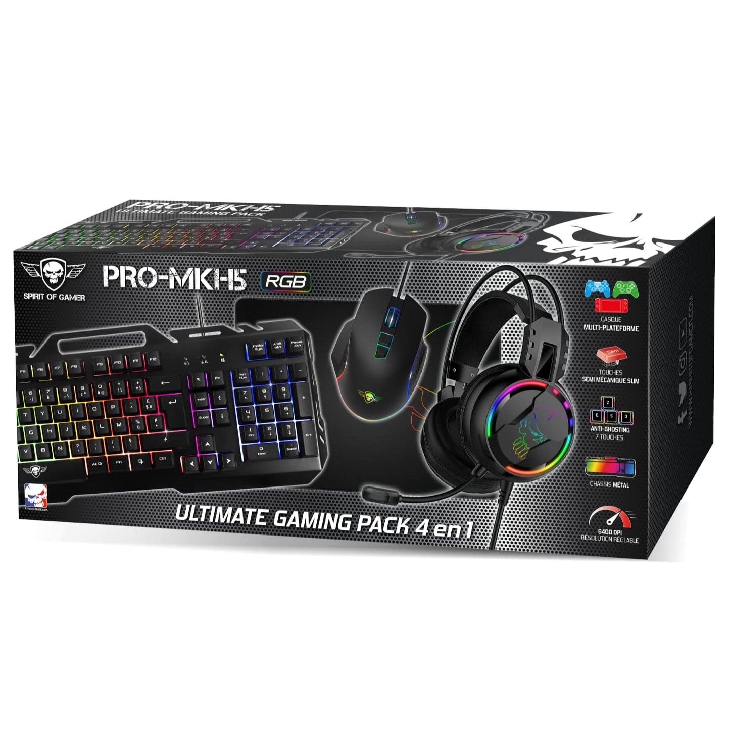 Ultimatives 4-in-1 RGB Gaming Komplett-Set