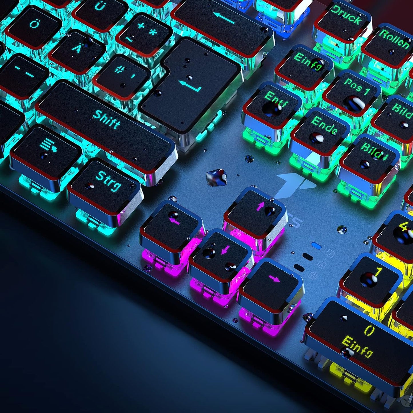 Mechanische Profi-Gaming-Tastatur mit ergonomischem Komfort