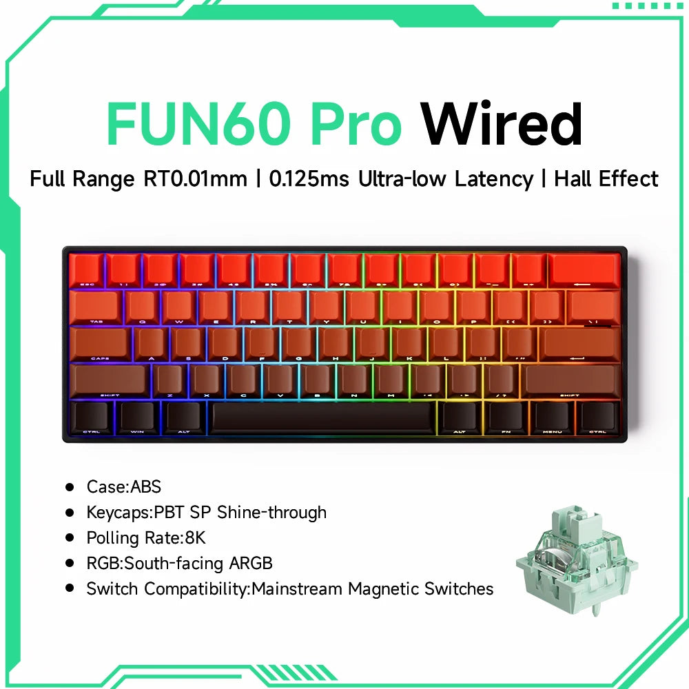 60% Wireless Rapid Trigger Tastatur