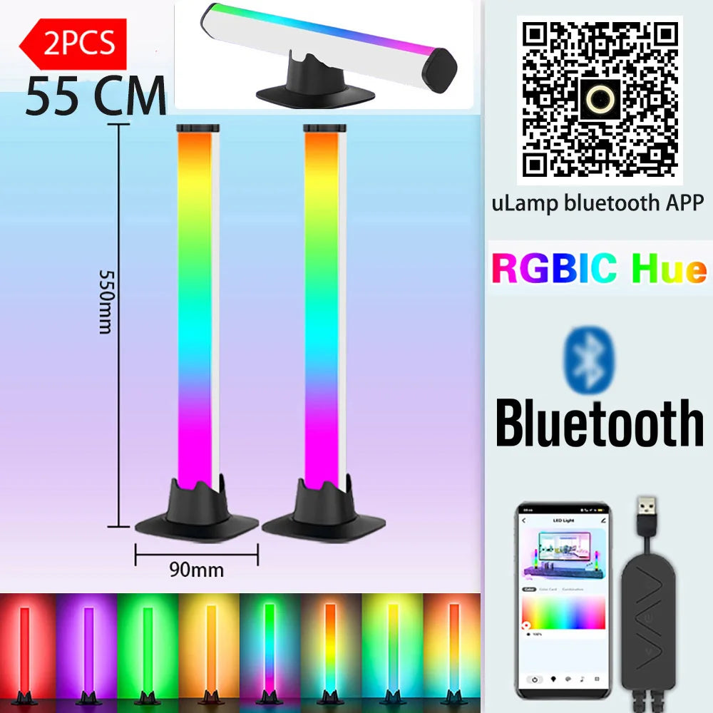 RGBIC Music Light Bar | Rhythmus-Lichtleiste, App-Steuerung, USB Gaming Atmosphäre