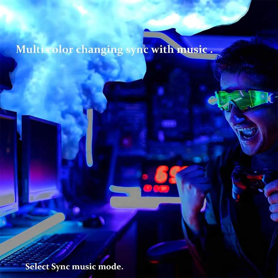 3D Blitzwolke LED Licht 10M | Bluetooth, Fernbedienung, Dimmbar, Gaming Deko