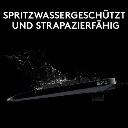 High-Performance RGB Gaming-Tastatur mit Spritzwasserschutz