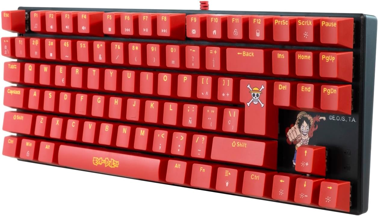 Keyboard and Mouse FR-TEC OP4001 QWERTY Burgundy