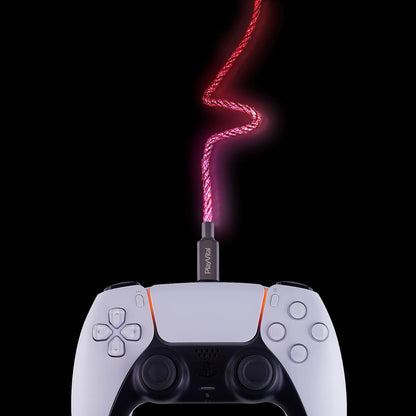 Premium Flowing LED Gaming Ladekabel
