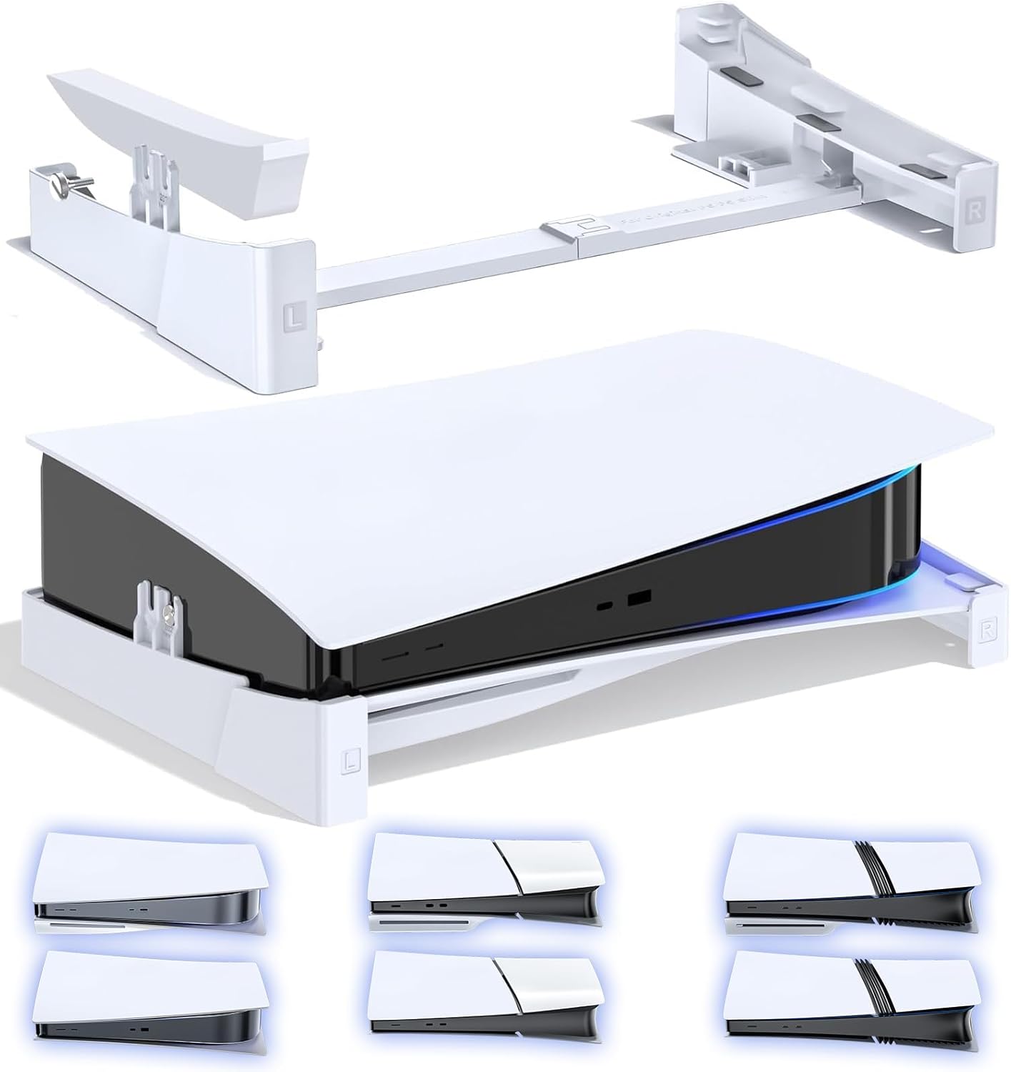 Premium PS5 Horizontalständer mit Schraubfixierung