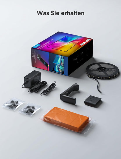 Immersives TV-Lichtsystem mit Echtzeit-Synchronisation