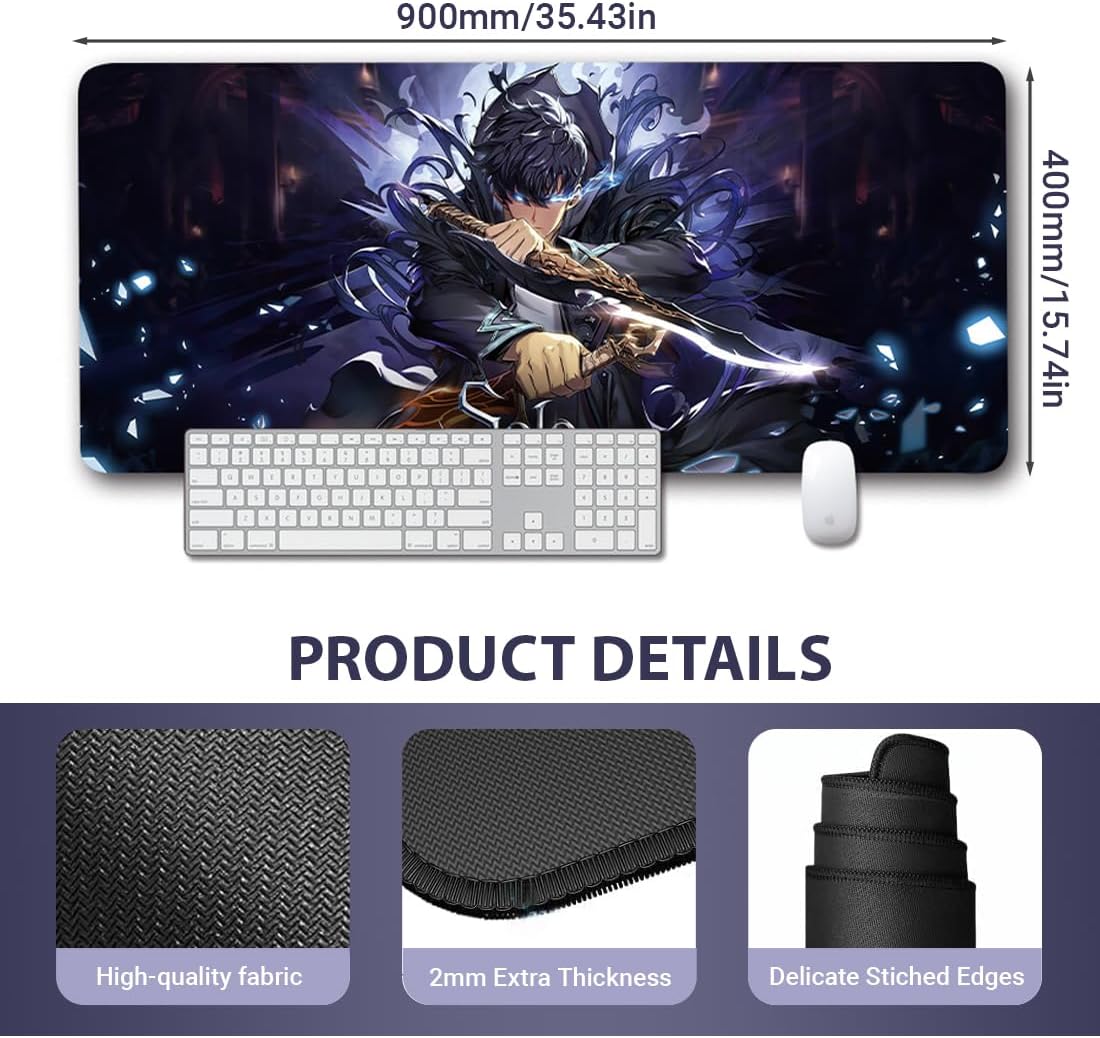Premium Anime Gaming Schreibtisch-Set – Komplettes Setup für Gamer