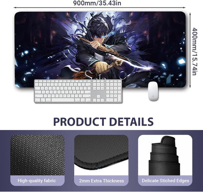 Premium Anime Gaming Schreibtisch-Set – Komplettes Setup für Gamer