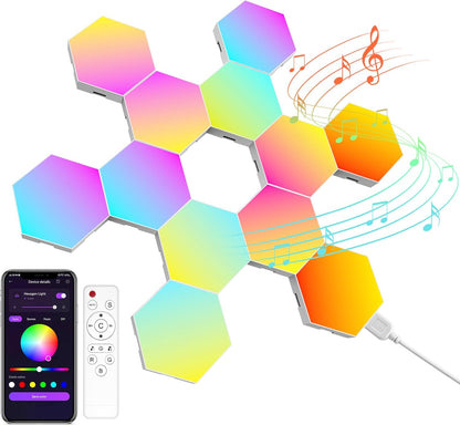 Immersives Hexagon Gaming Lichtsystem