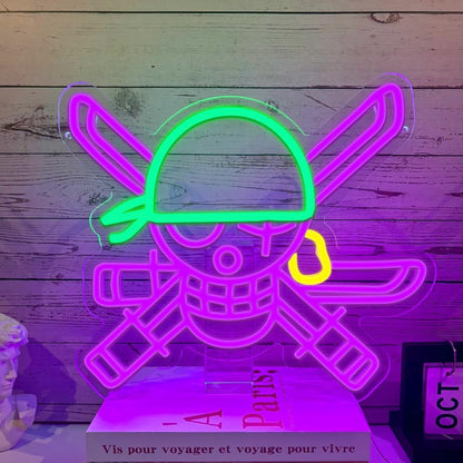 Legendary Roronoa Zoro LED Neon Sign