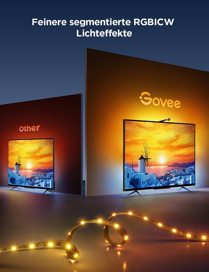 Immersives TV-Lichtsystem mit Echtzeit-Synchronisation