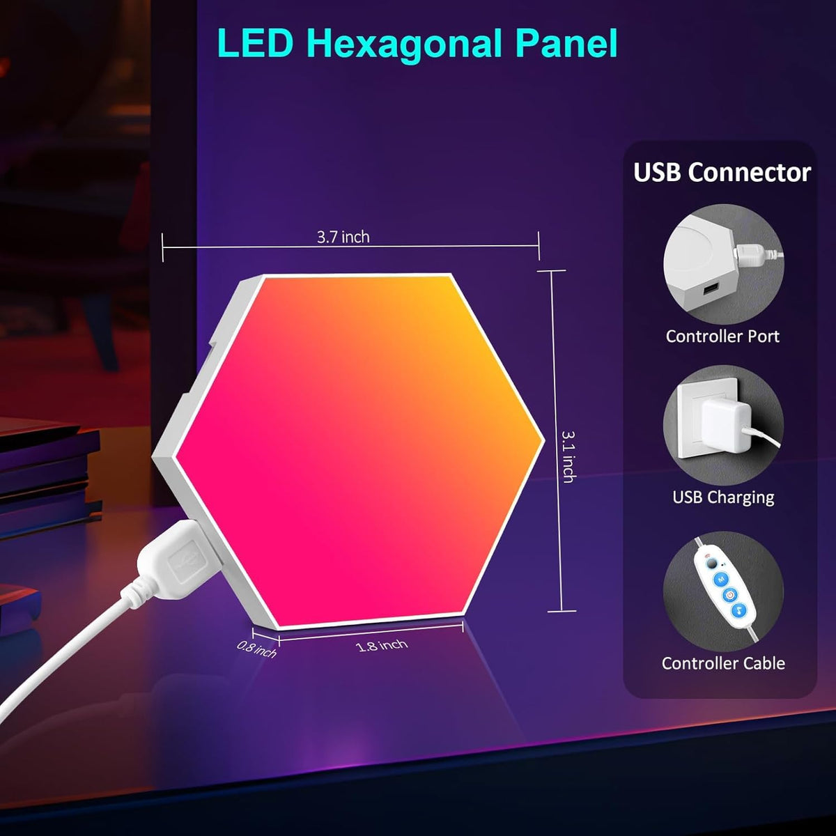 HexaSync Immersive Gaming Wandpaneele
