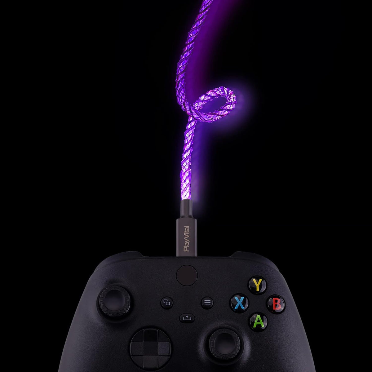 Premium Flowing LED Gaming Ladekabel