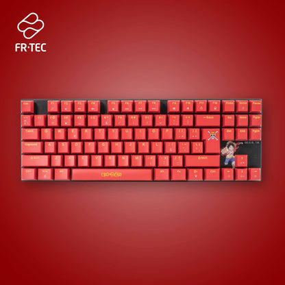 Tastiera e Mouse FR-TEC OP4001 QWERTY Bordeaux