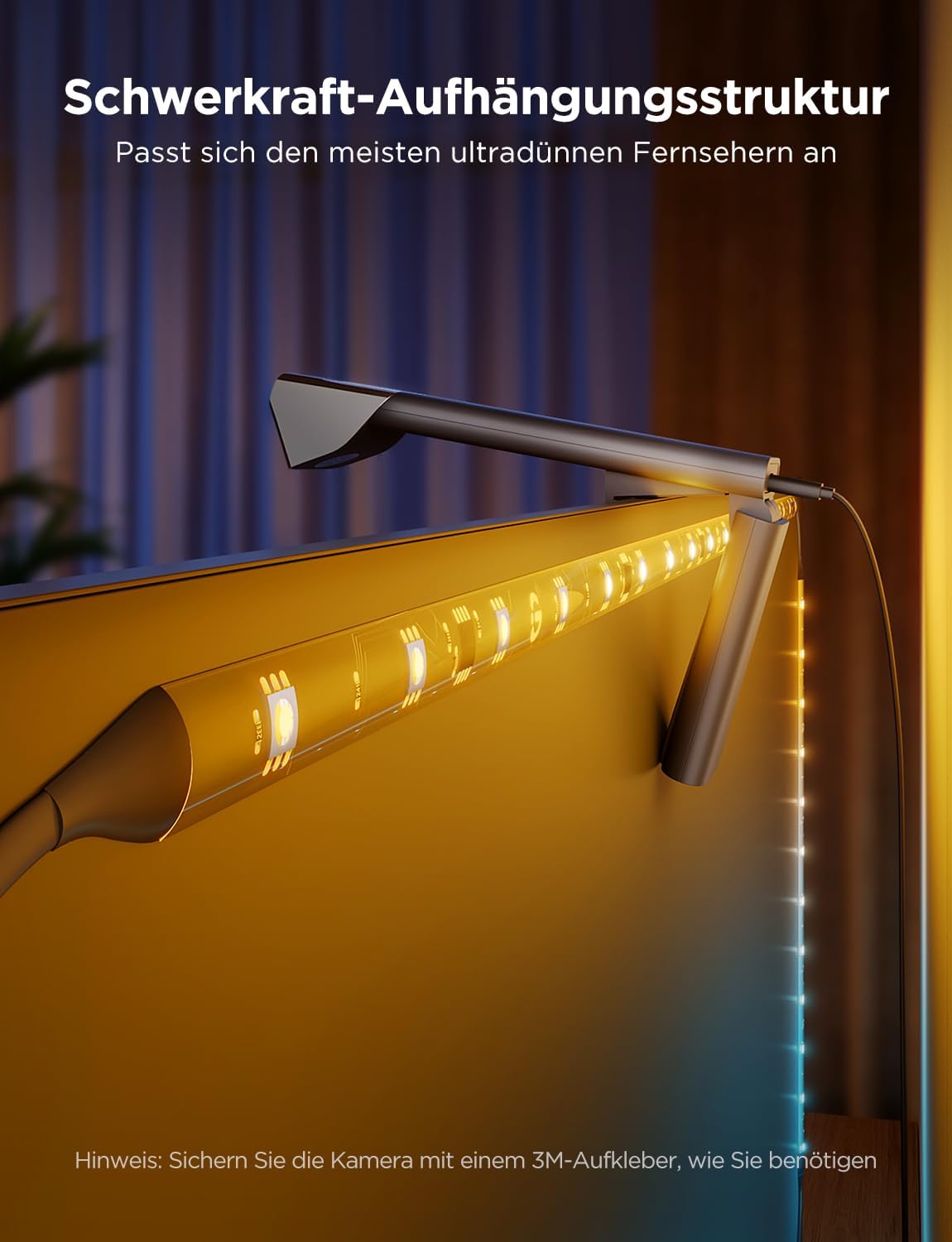 Immersives TV-Lichtsystem mit Echtzeit-Synchronisation