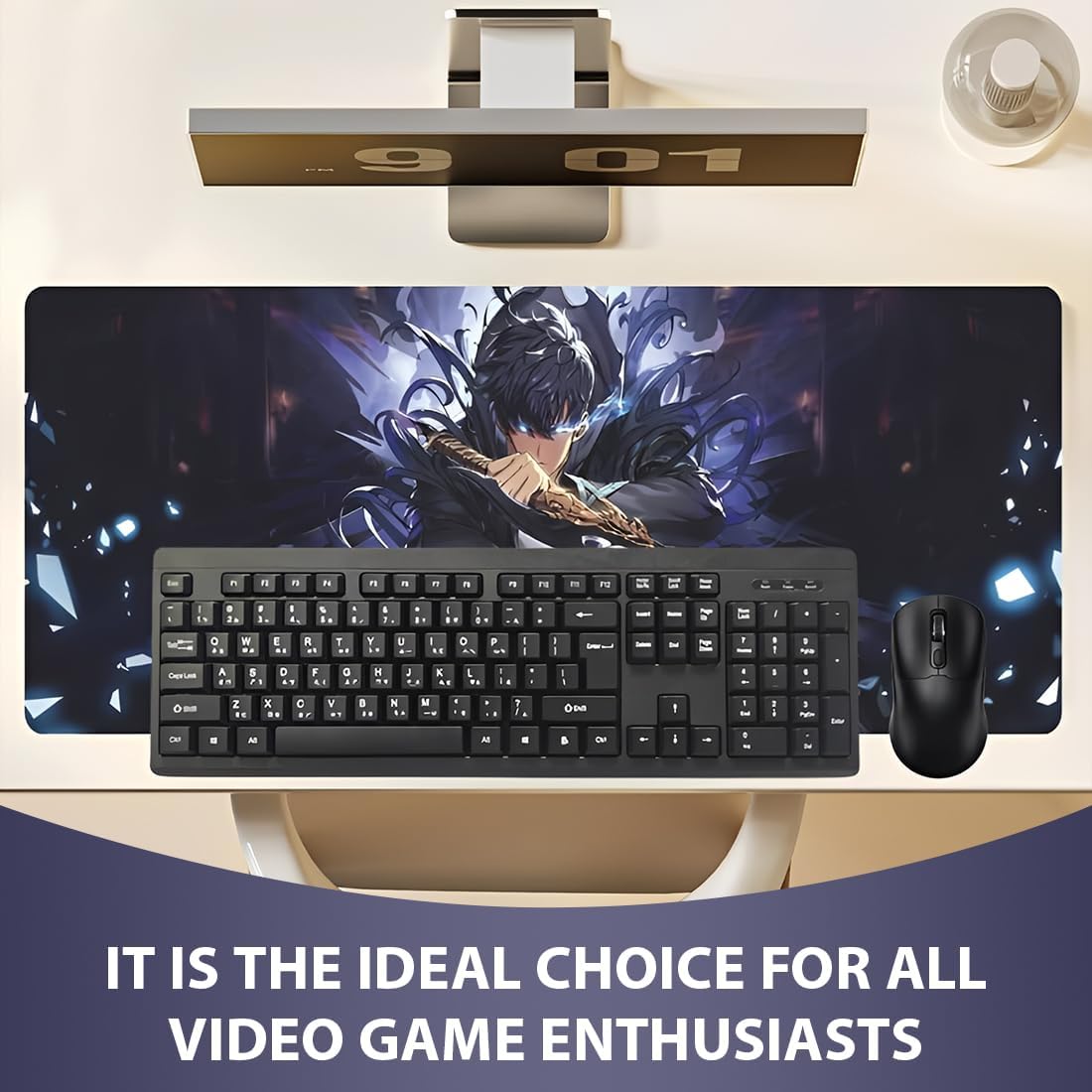 Premium Anime Gaming Schreibtisch-Set – Komplettes Setup für Gamer