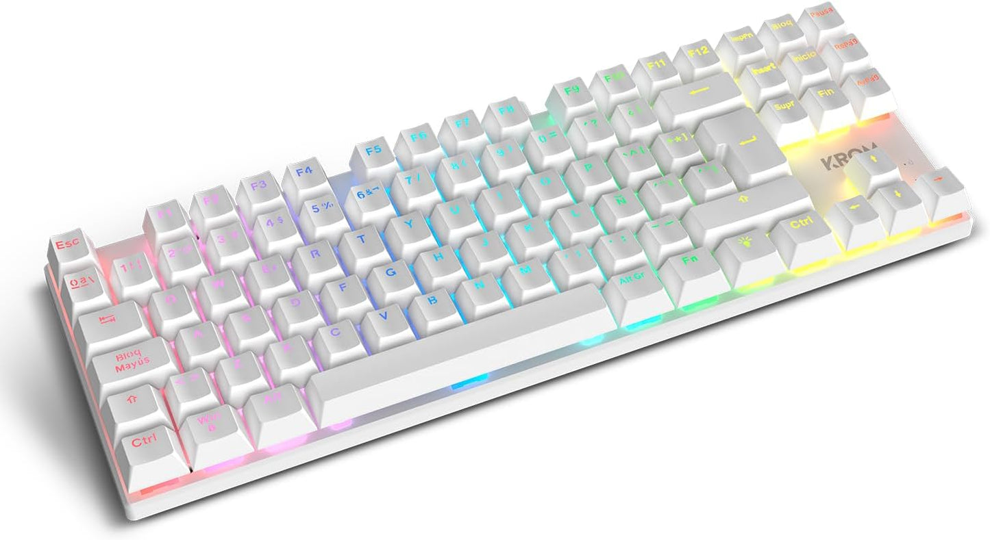 Mechanical Pro Gaming Set in White