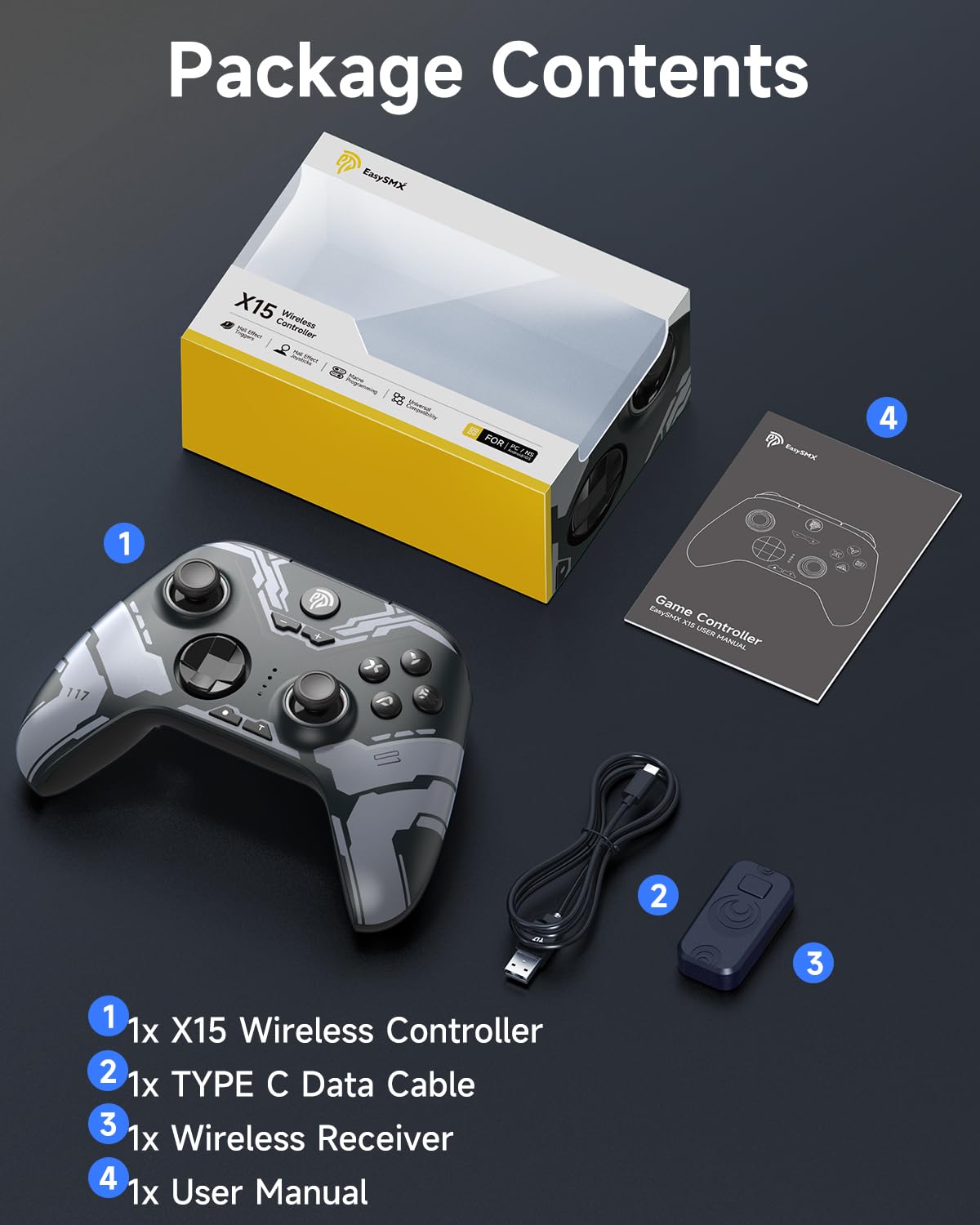 X15 Pro RGB Wireless Präzisions-Controller