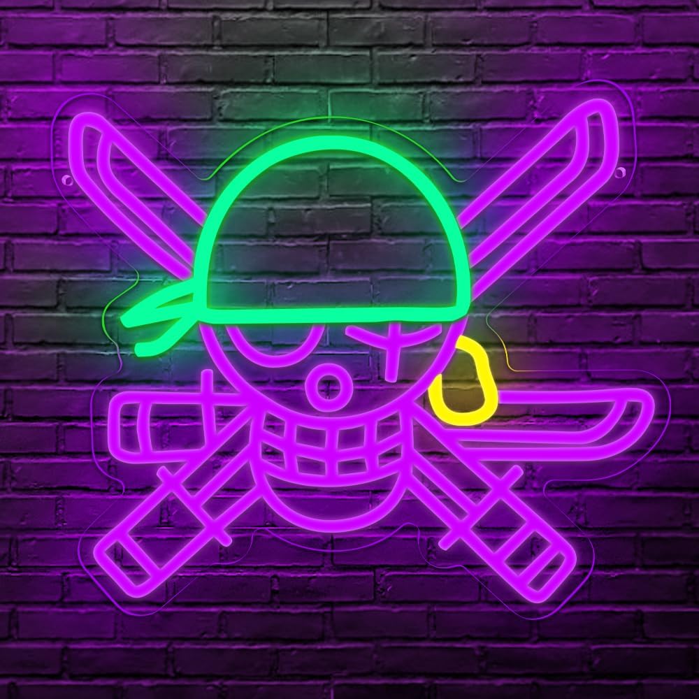 Legendary Roronoa Zoro LED Neon Sign