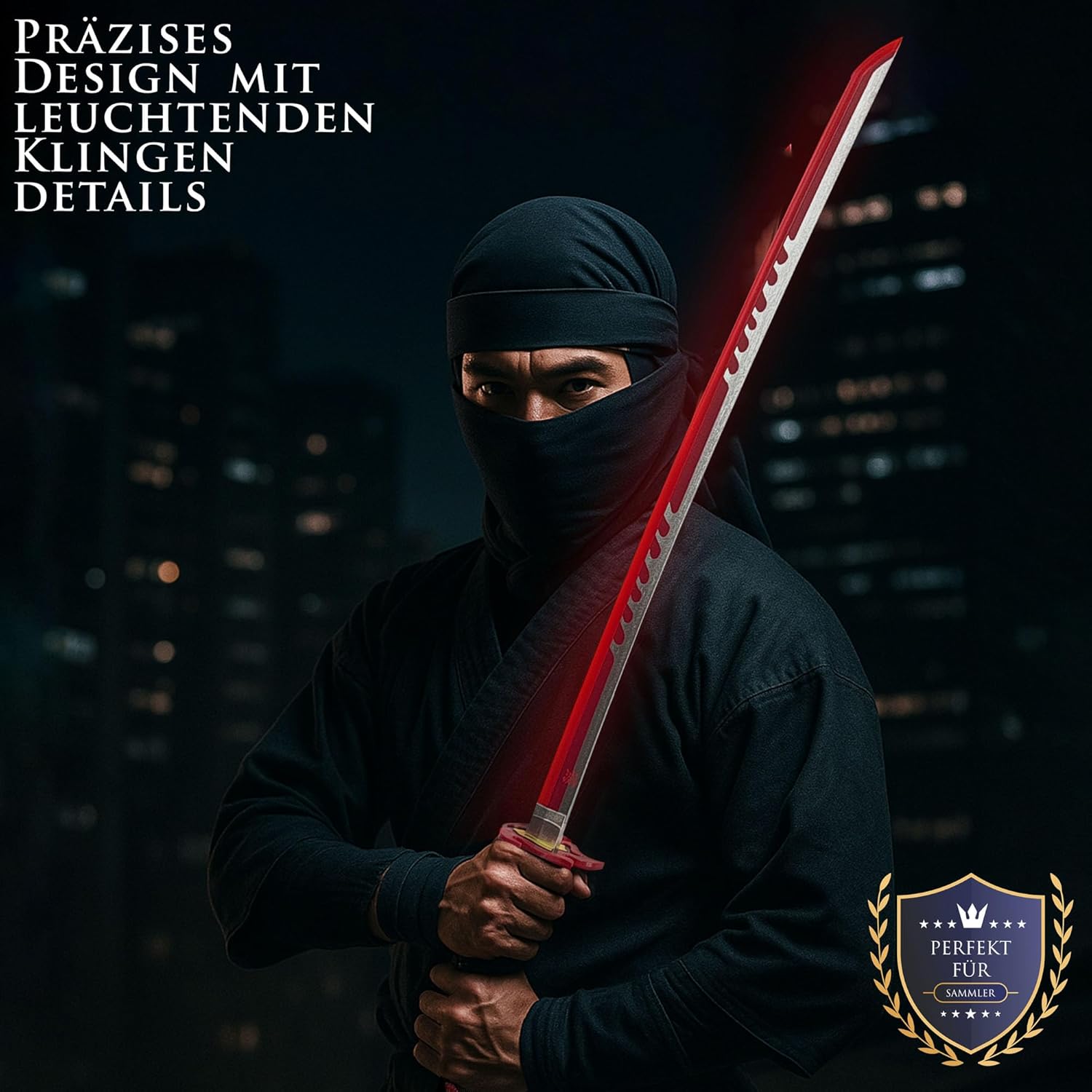 Tanjiro Kamado Fire Breathing LED Katana