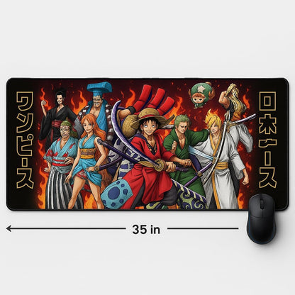One Piece Battle in Wano None Mousepad Multicolor