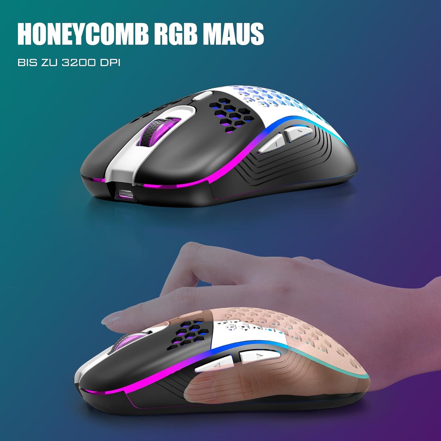 Professionelles kabelloses 75% Gaming-Set