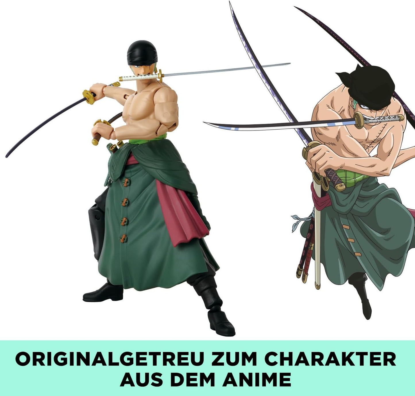 Lorenor Zorro Drei-Schwerter-Stil Actionfigur