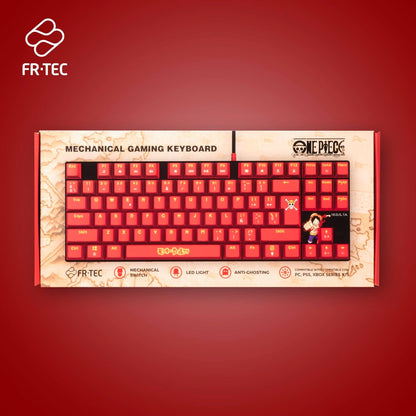 Tastiera e Mouse FR-TEC OP4001 QWERTY Bordeaux
