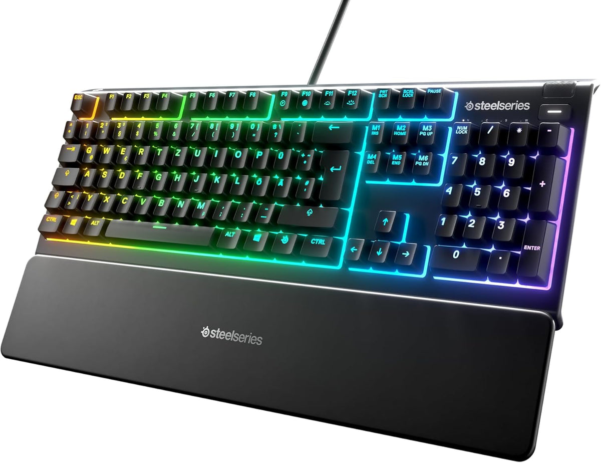Flüsterleise wasserfeste Premium Gaming Tastatur