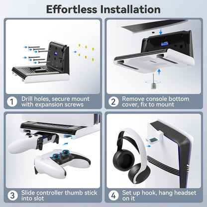 Premium PS5 Wandhalterung & Setup-Station