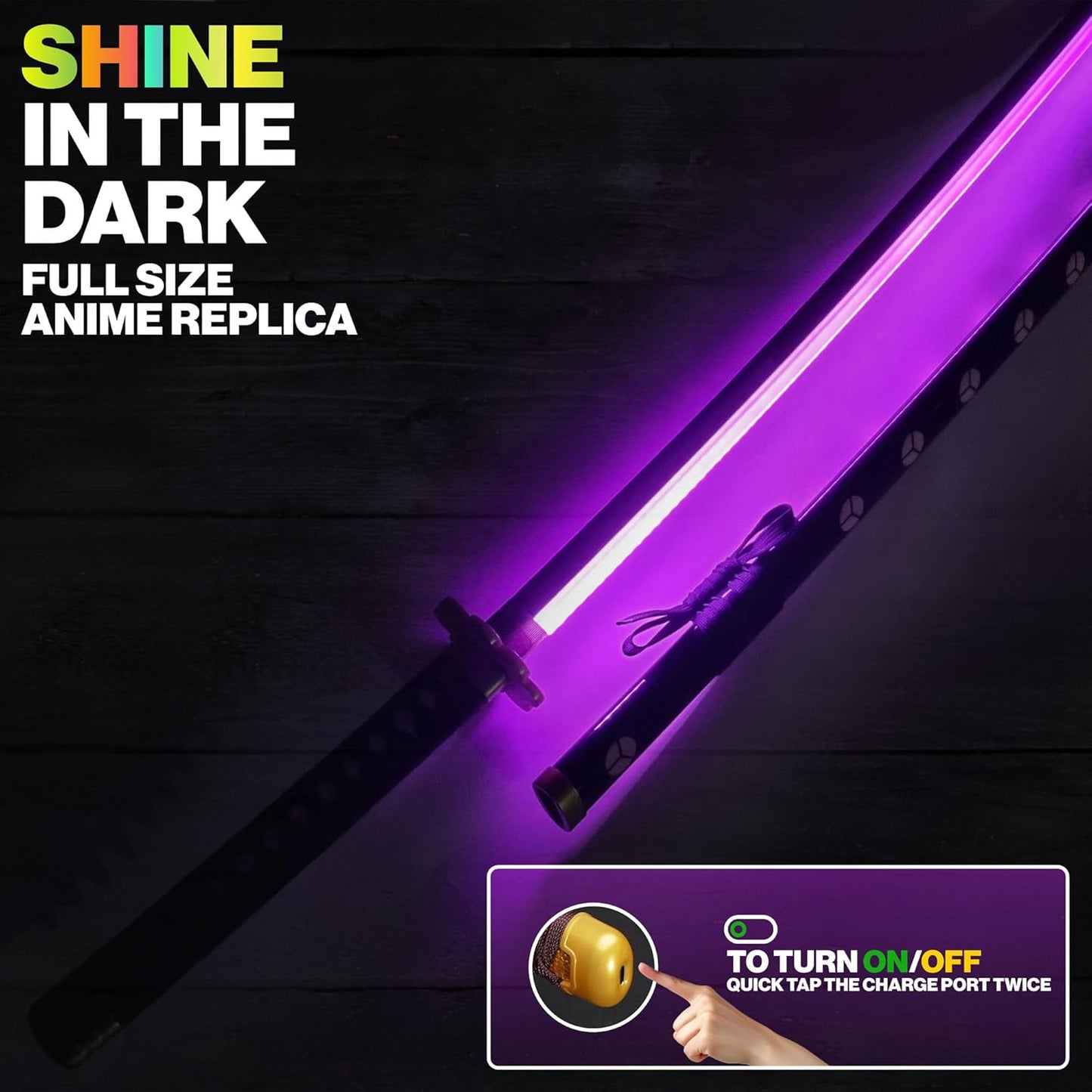 Touch-Aktiviertes LED Anime Katana