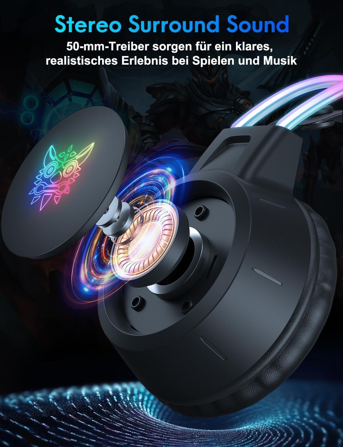 Premium 7.1 Katzenohr Gaming Headset
