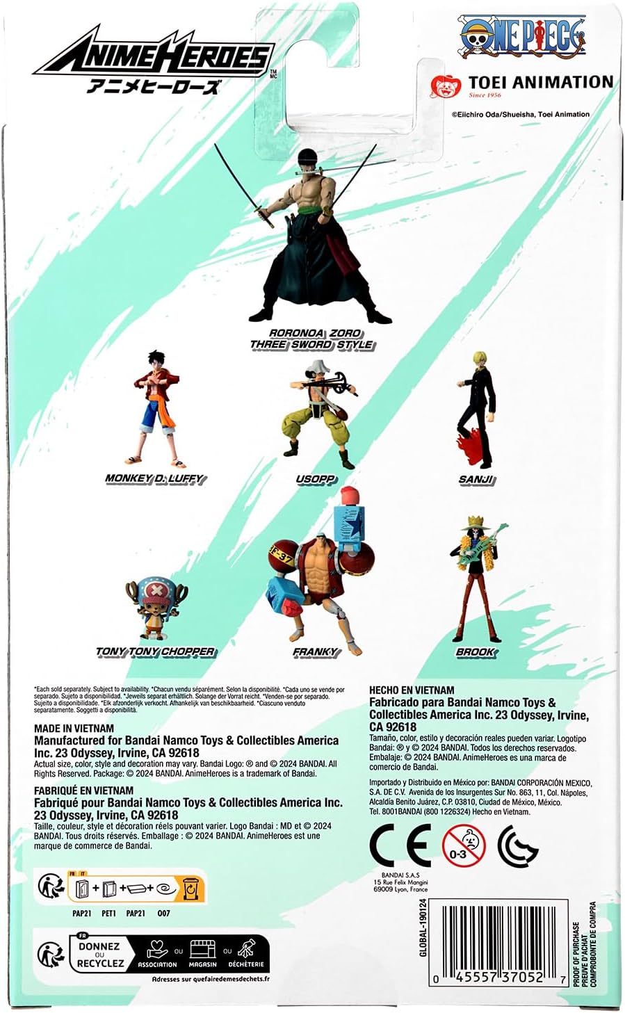 Lorenor Zorro Drei-Schwerter-Stil Actionfigur