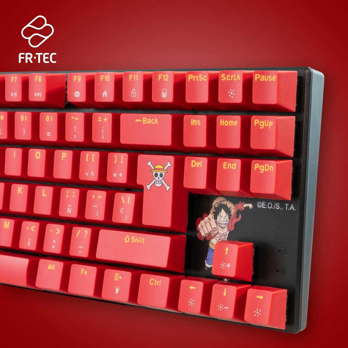 Tastiera e Mouse FR-TEC OP4001 QWERTY Bordeaux