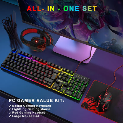 Ultimatives 4-in-1 Gaming Komplett-Set