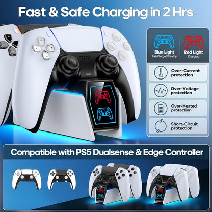 Premium RGB Fast Charging Station for DualSense
