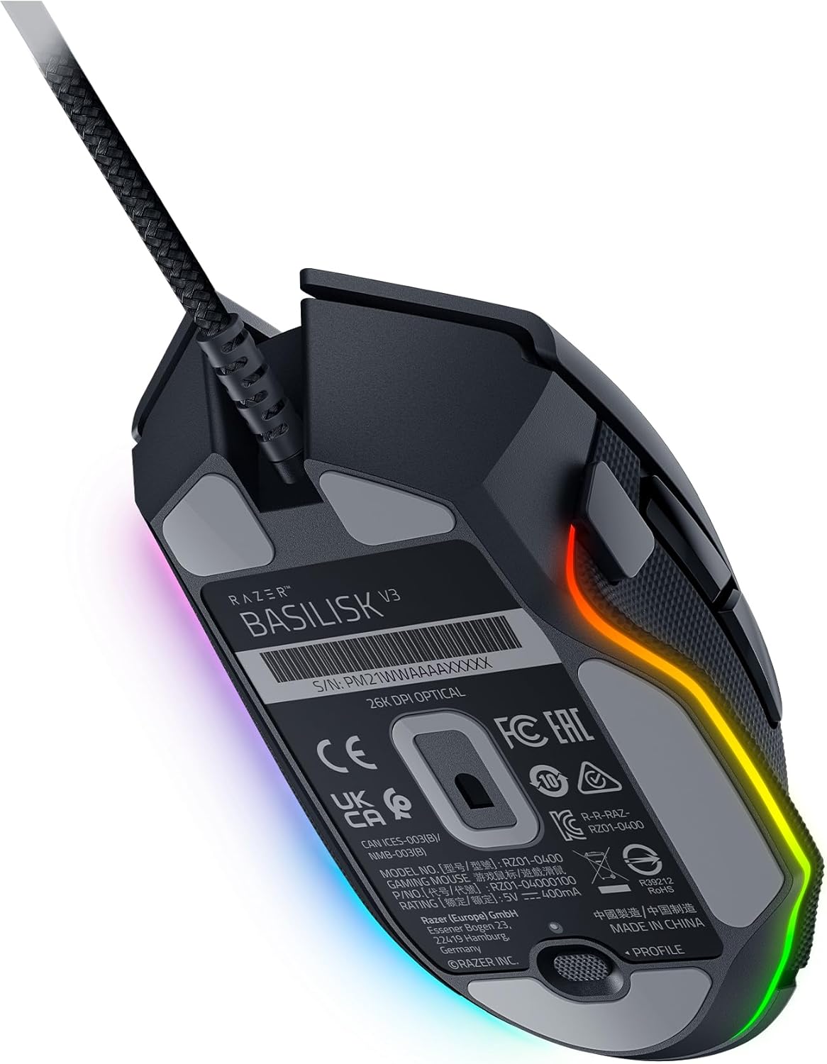 Anpassbare Präzisions-Gaming-Maus für totale Kontrolle