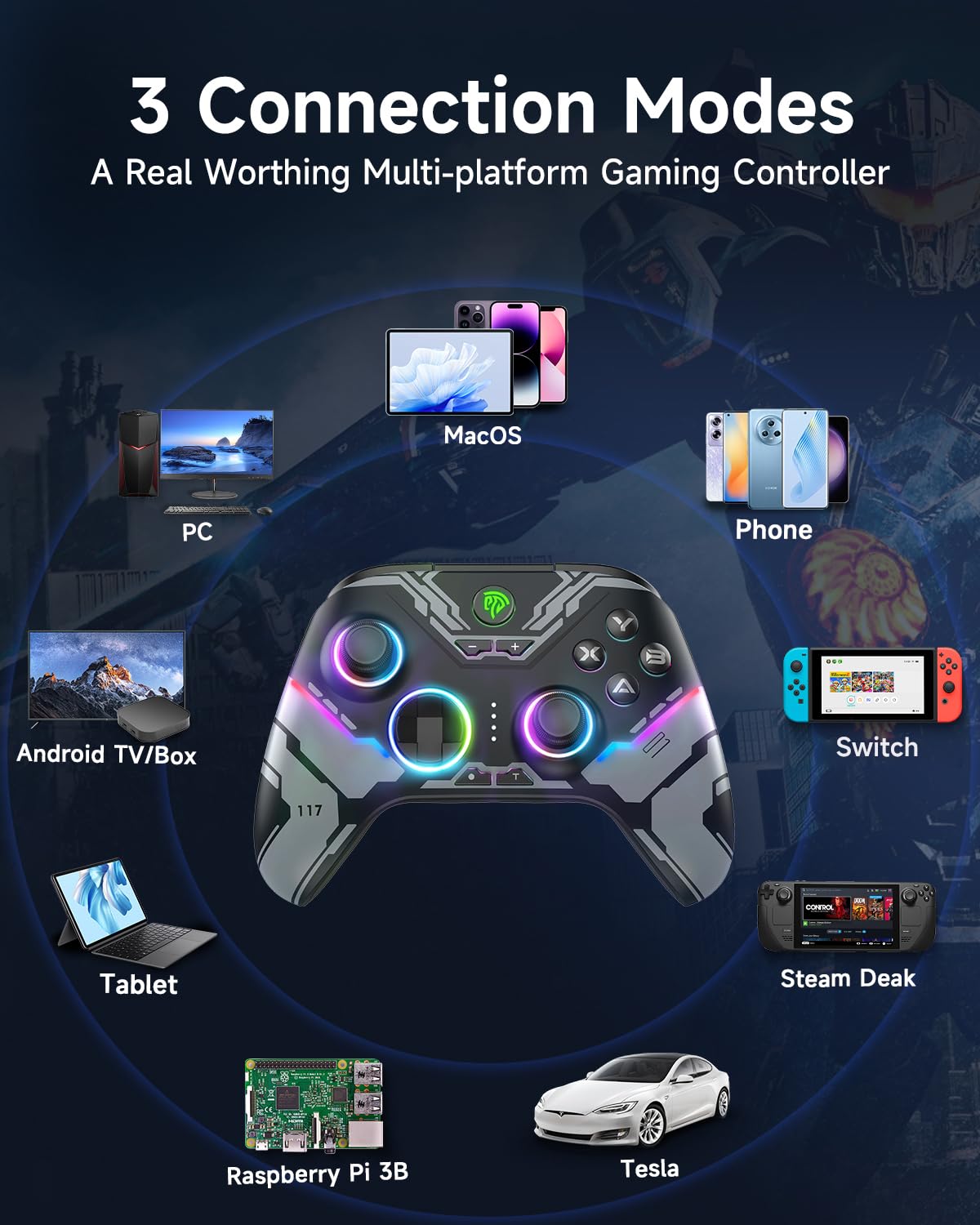 X15 Pro RGB Wireless Precision Controller