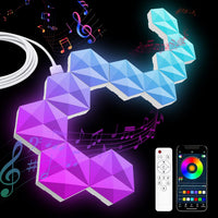 Modulares RGB-IC Hexagon Wandleuchten System