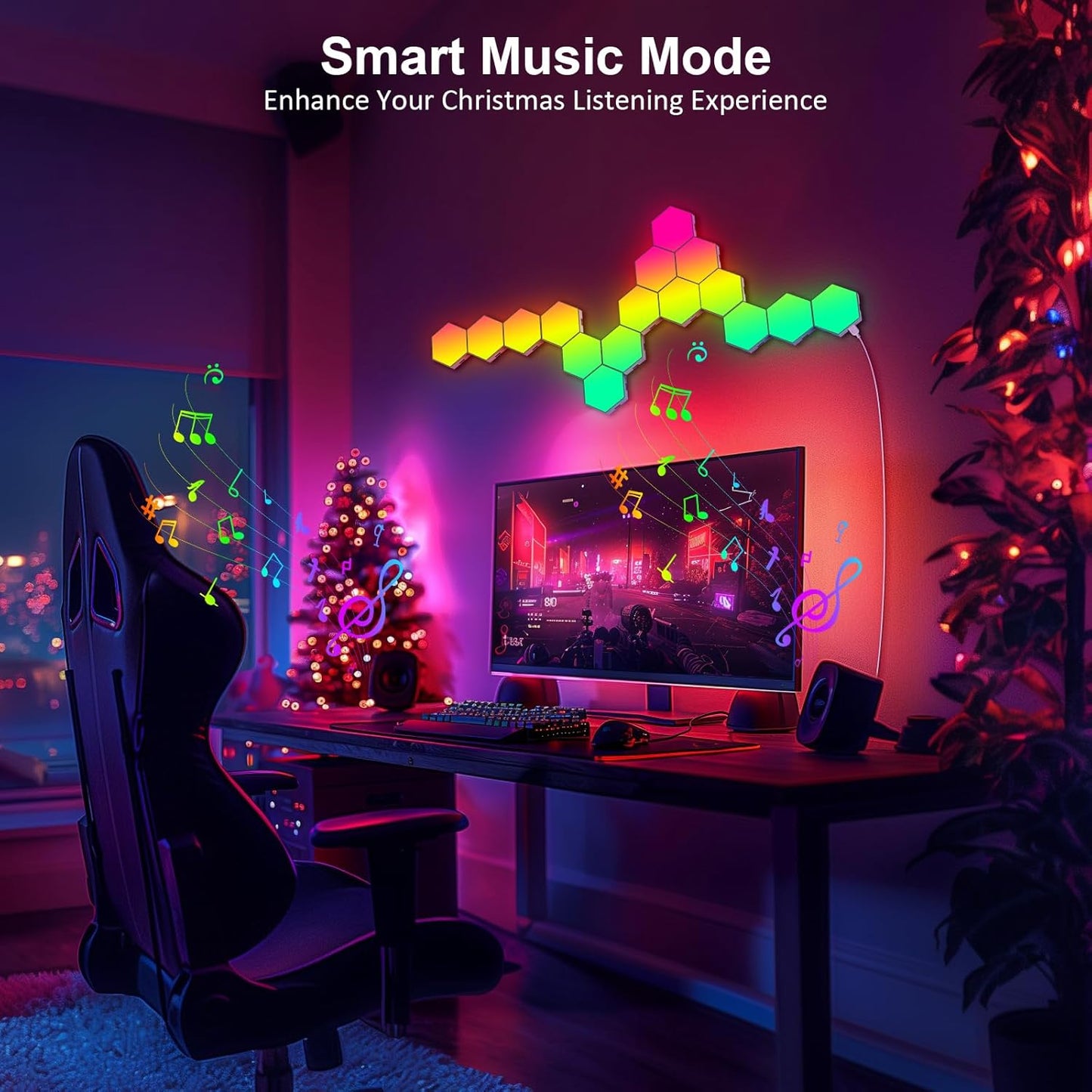 Modulares Hexagon Smart Light System