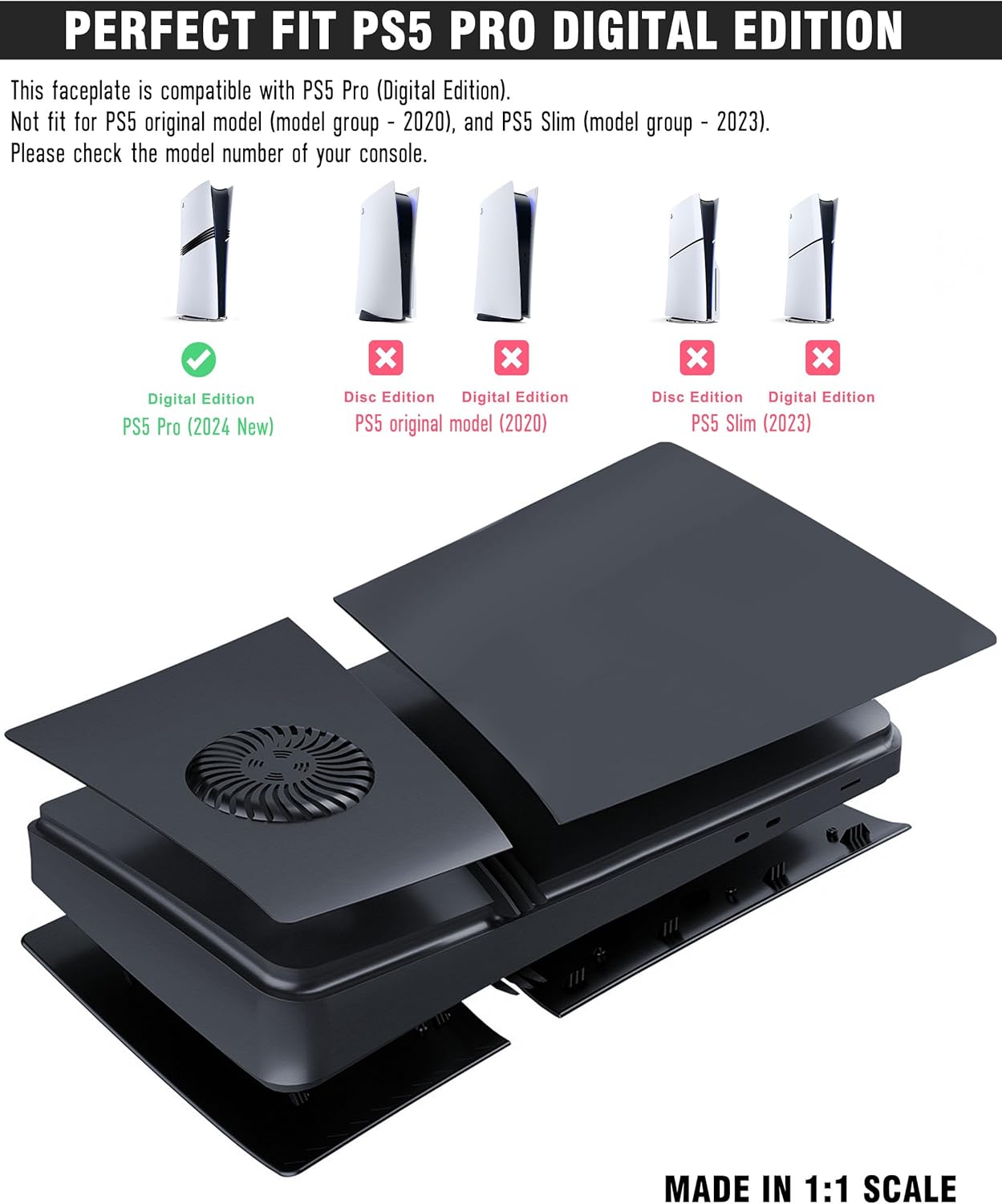 PS5 Pro Digital Ventilated Performance Case