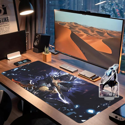 Premium Anime Gaming Schreibtisch-Set – Komplettes Setup für Gamer