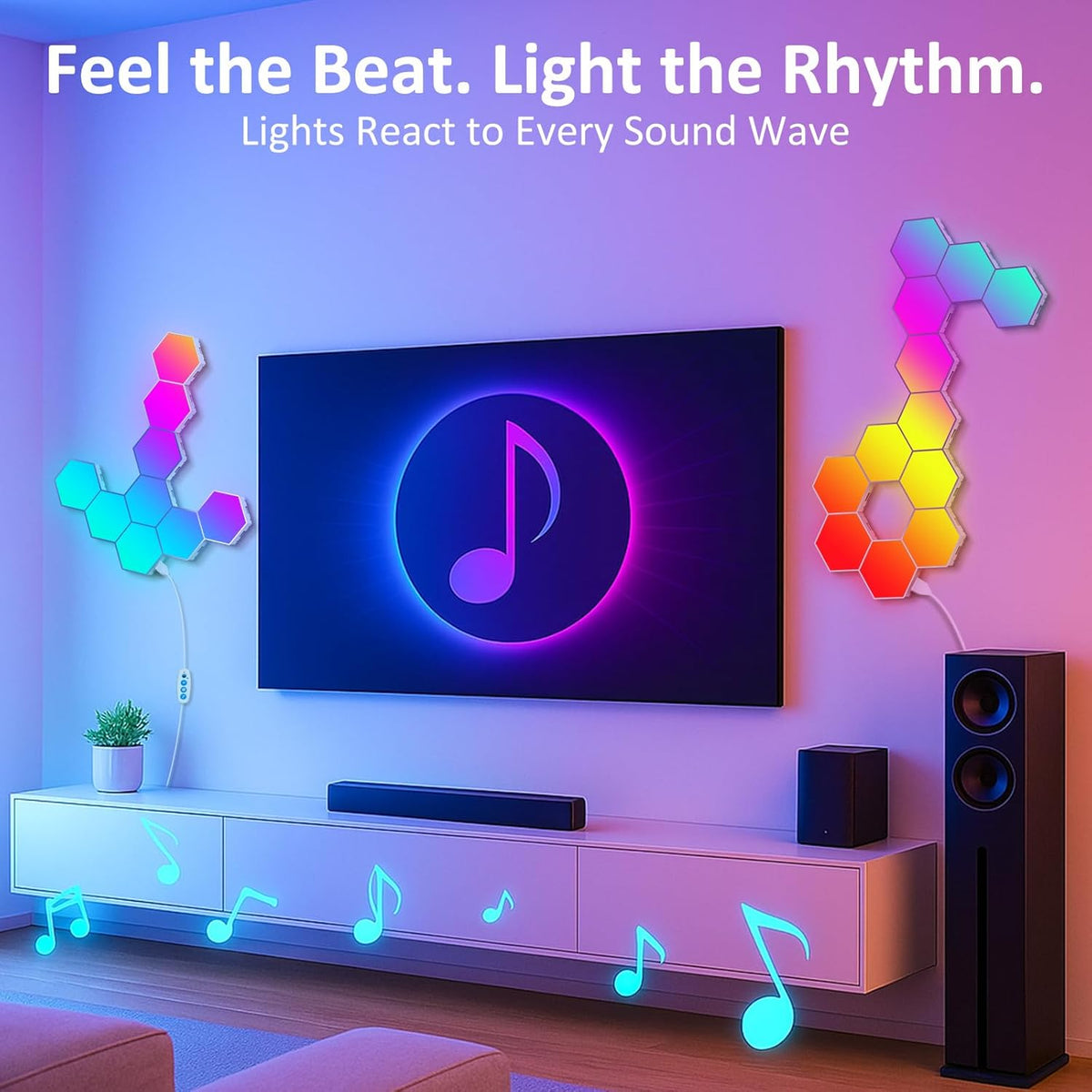 Modulares Hexagon Smart Light System