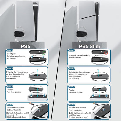 Premium PS5 Vertikal-Standfuß aus Metall