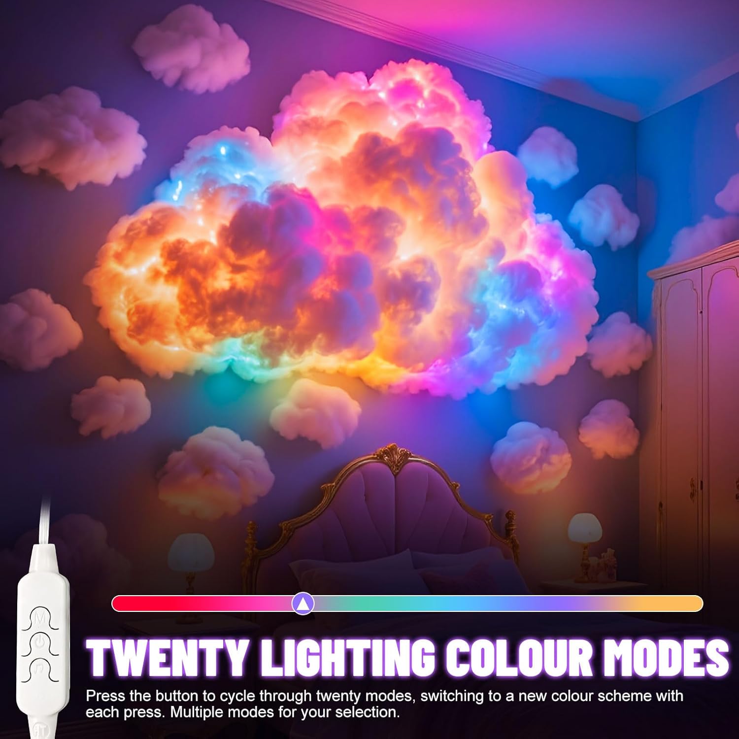 Immersive 3D Cloud Light System