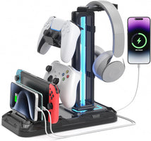 Gaming Command Center mit LED-Ladestation