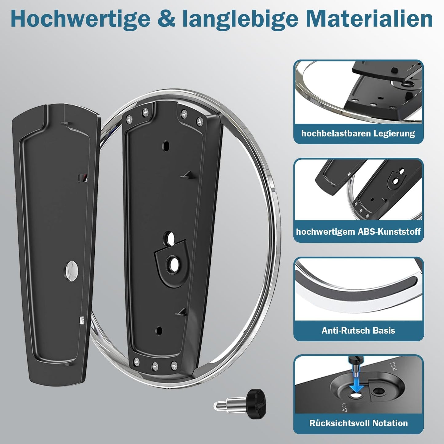 Premium PS5 Vertikal-Standfuß aus Metall