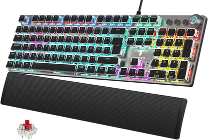 Mechanische Profi-Gaming-Tastatur mit ergonomischem Komfort