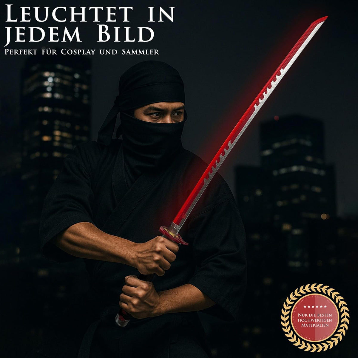 Tanjiro Kamado Feueratem LED Katana